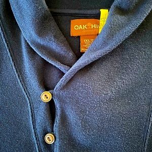 Oak Hill brand Shawl collar sweater